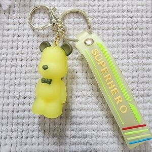 🆕️ Yellow Bear Superhero Key chain